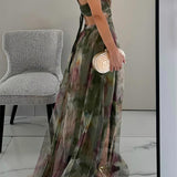 Giselle | Incantevole Maxi-abito con Stampa Floreale