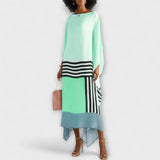 Elenora - Geometrický kaftan s volným střihem