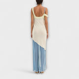 Alora - Midi šaty Thames s detaily vkládání