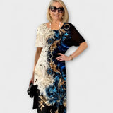 Barbara - Summer Dress with Floral Pattern