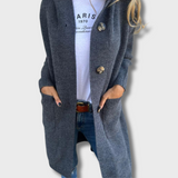 Olga | Elegantní dlouhý pletený kardigan