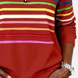 Vídeň | Mikina na zip s duhovými pruhy