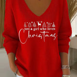 Natalia Christmas™ | Vánoční svetr s brokatovým stromečkem