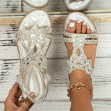 Libuše - Ortopedické krystalové sandály