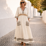 Zuzana – Splývavé maxi šaty s letním stylem