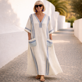 Zuzana – Splývavé maxi šaty s letním stylem