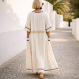 Zuzana – Splývavé maxi šaty s letním stylem