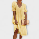 Fanny - Elegantní letní šaty s háčkovanými detaily