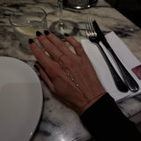 HALO - Pozlacený náramek s prstýnkem (nastavitelný)