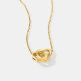 Náhrdelník se jmény a propletenými srdíčky