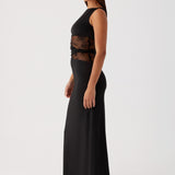 Leni | Maxi šaty s volným střihem, decentními výřezy a šněrováním