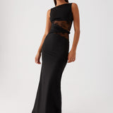 Leni | Maxi šaty s volným střihem, decentními výřezy a šněrováním