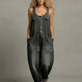 Molly - Women's Denim Jumpsuit