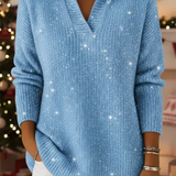 Livia – Vánoční svetr s třpytivým slavnostním detailem