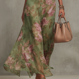 Livia | Abito Maxi Halter Floreale