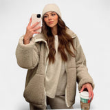 Karla – Měkký teddy kabát