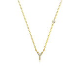 Kamenný náhrdelník s písmenem