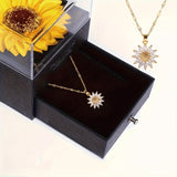 Dárkový box a náhrdelník Slunečnice