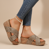Lucie – Boho klínové sandály
