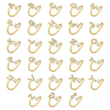 Prsten s písmenem „Initial“ se zirkonem