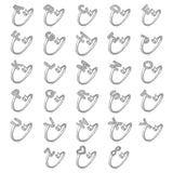 Prsten s písmenem „Initial“ se zirkonem